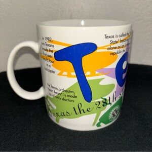 TEXAS 🤠 States of Bean vintage 1997 starbucks mug
